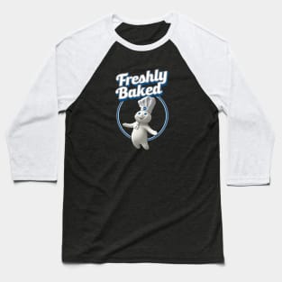 Tee Luv Men's Pillsbury Doughboy Poppin' Fresh Freshly Baked Baseball T-Shirt